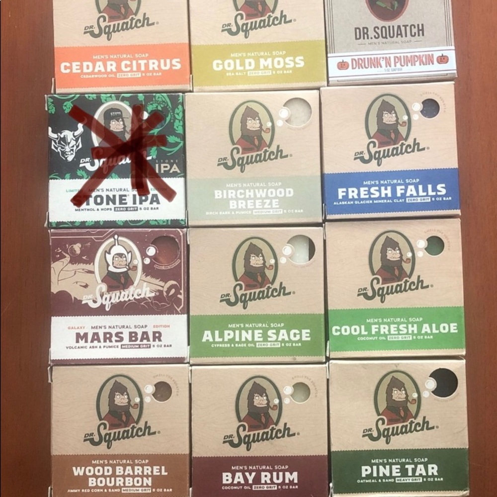 Dr Squatch Mens Bar Soap